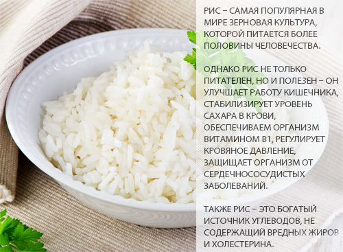 Рис: користь і шкода, калорійність, склад, види, як приготувати