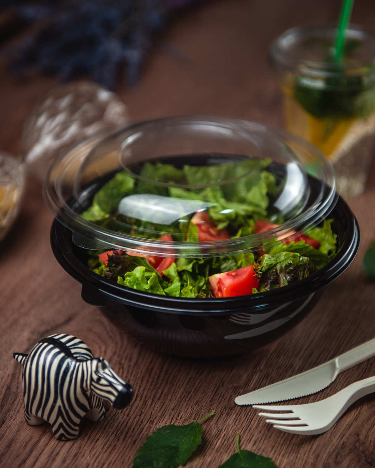 Чорні салатниці застосування