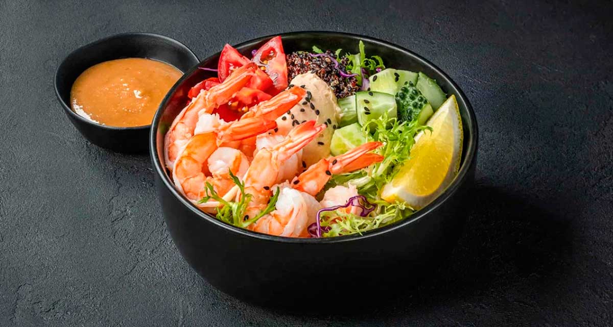 Поке з креветками