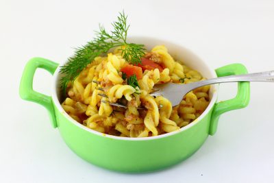 Паста з фаршем і помідорами